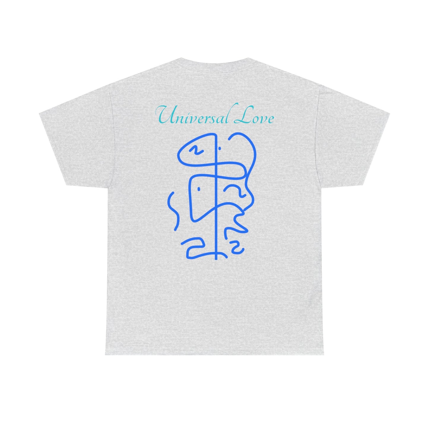 Crystal Stargate Universal Love Tee | Cosmic Vibes Shirt for Spiritual Seekers, Meditation Wear, Gift for Starseeds