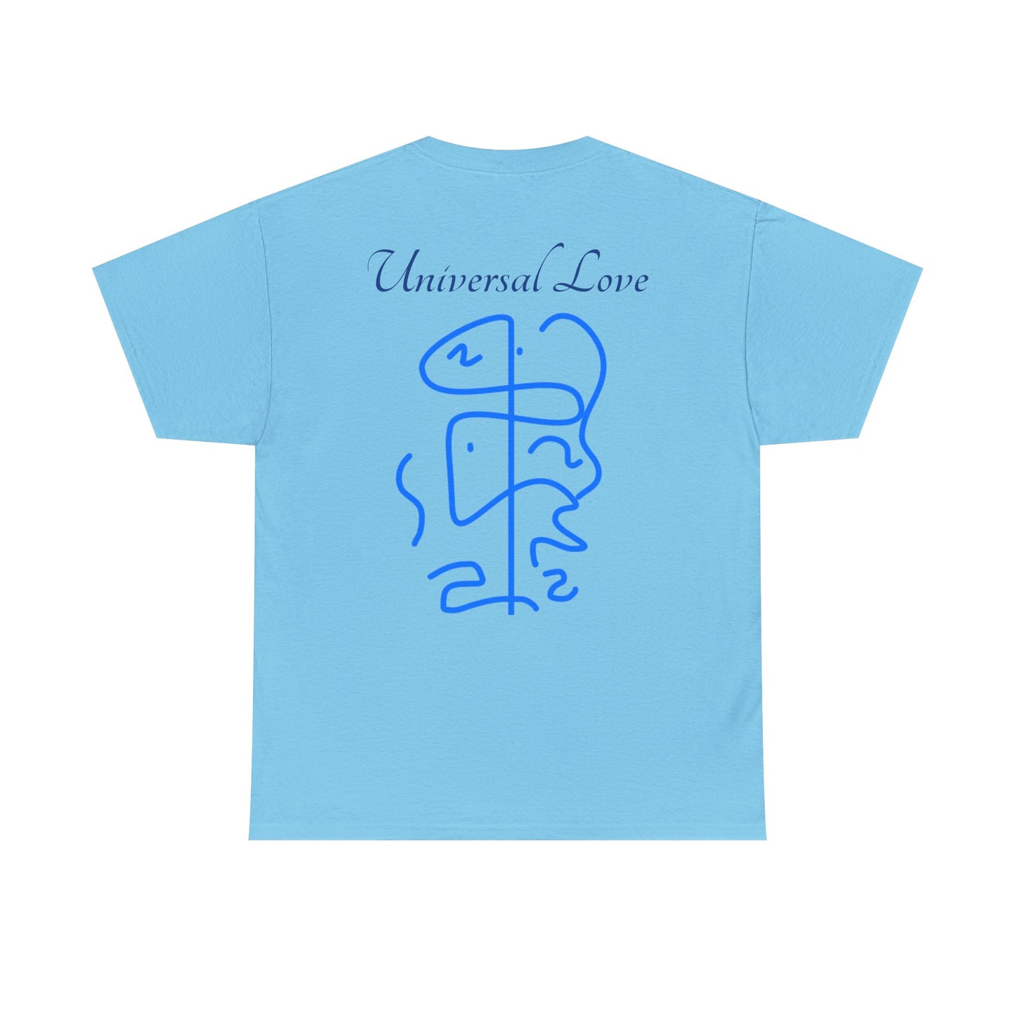 Crystal Stargate Universal Love Tee | Cosmic Vibes Shirt for Spiritual Seekers, Meditation Wear, Gift for Starseeds