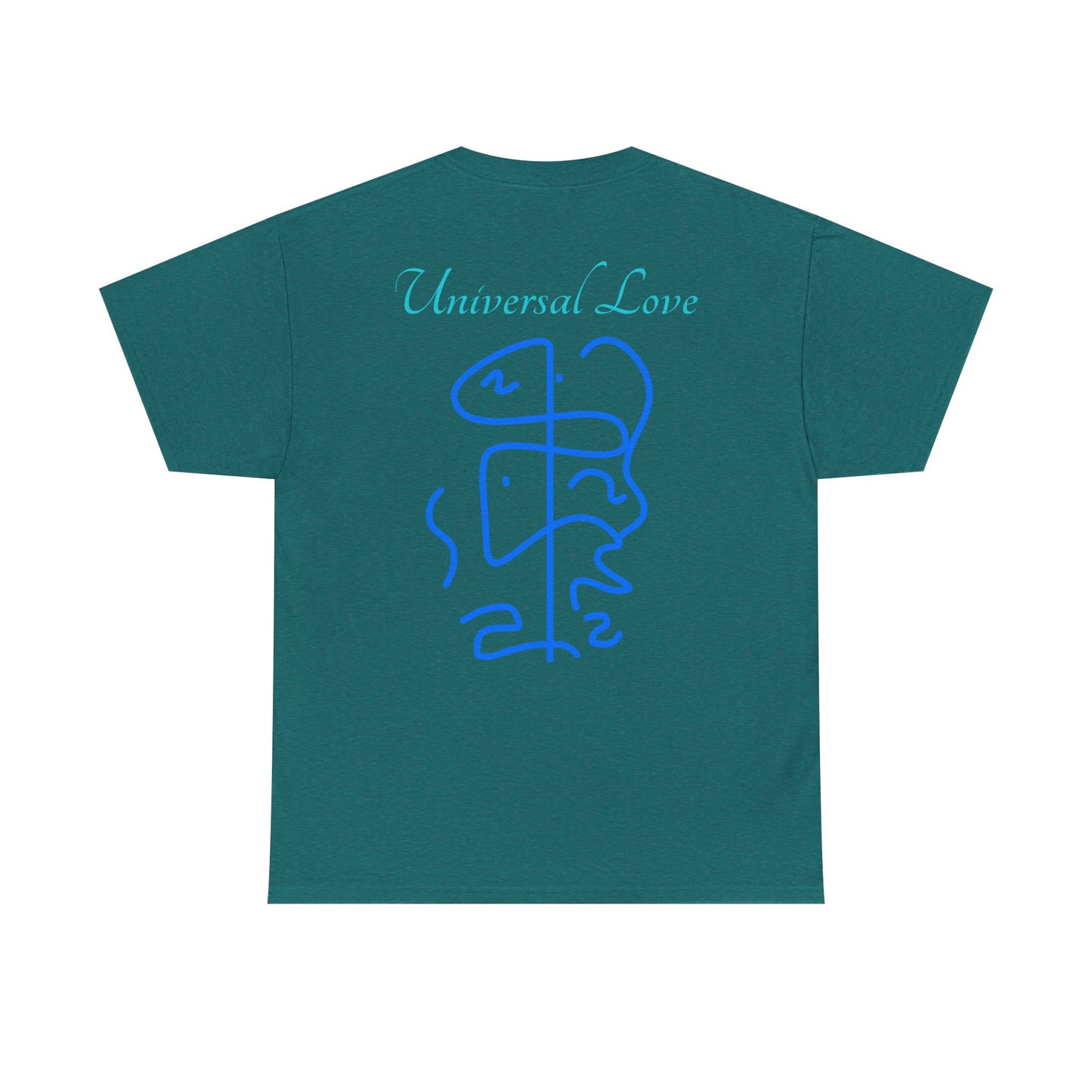 Crystal Stargate Universal Love Tee | Cosmic Vibes Shirt for Spiritual Seekers, Meditation Wear, Gift for Starseeds