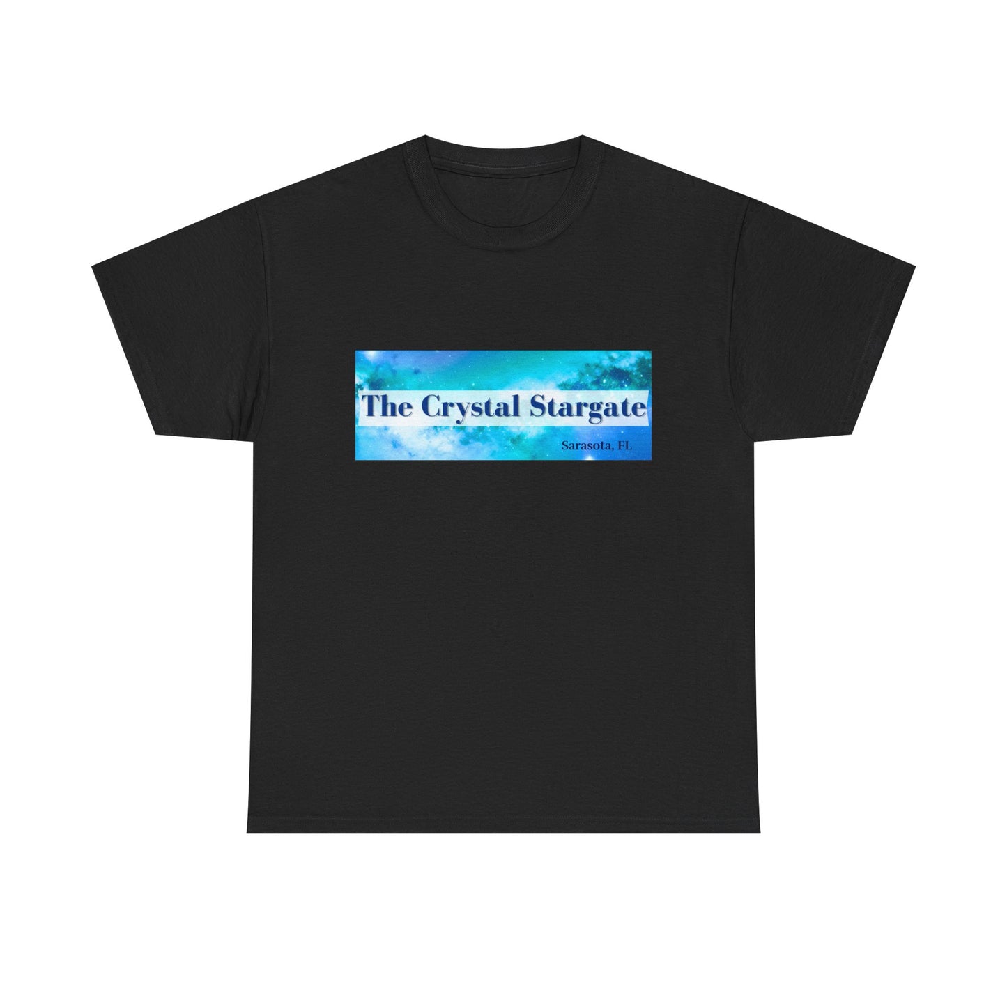 Crystal Stargate Universal Love Tee | Cosmic Vibes Shirt for Spiritual Seekers, Meditation Wear, Gift for Starseeds