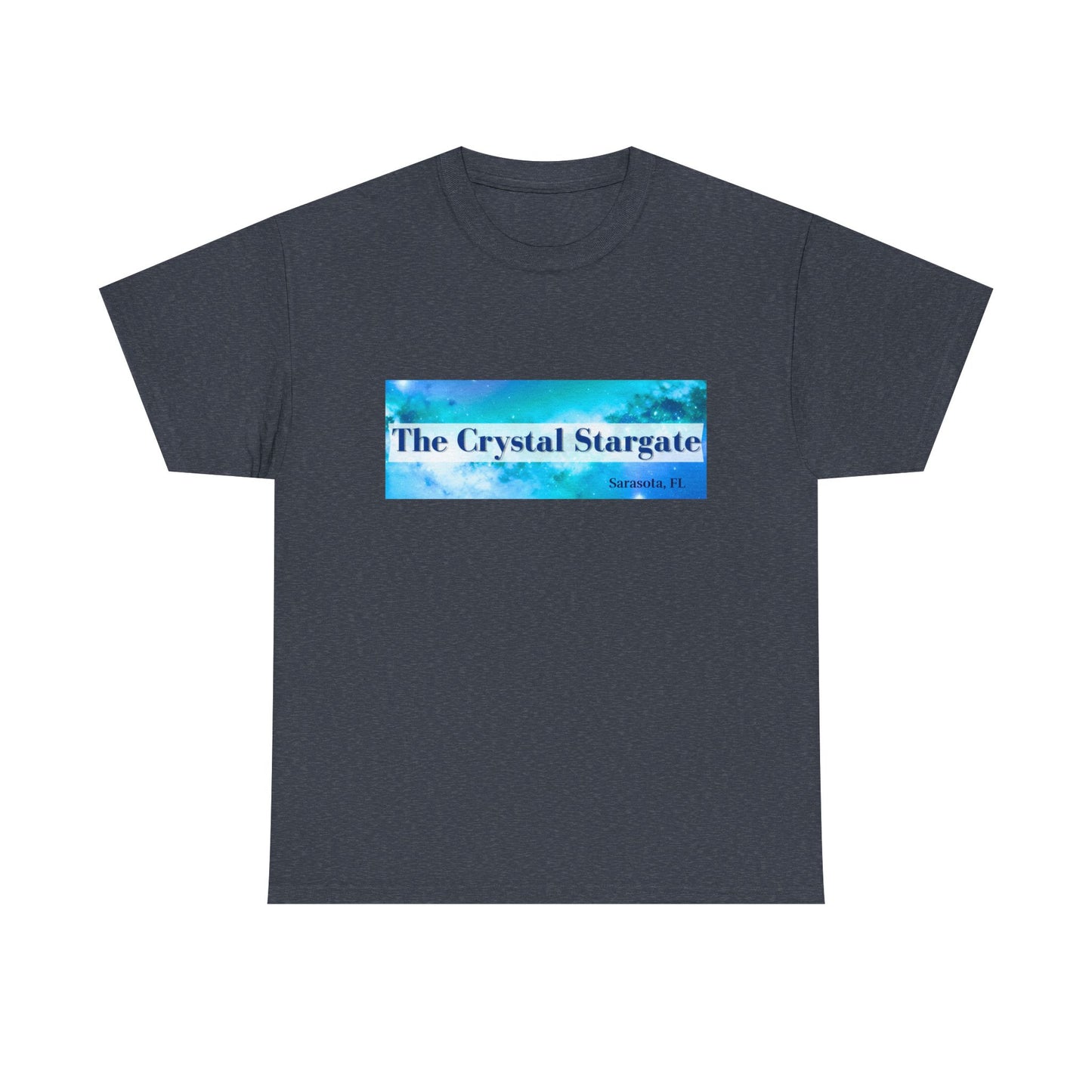 Crystal Stargate Universal Love Tee | Cosmic Vibes Shirt for Spiritual Seekers, Meditation Wear, Gift for Starseeds