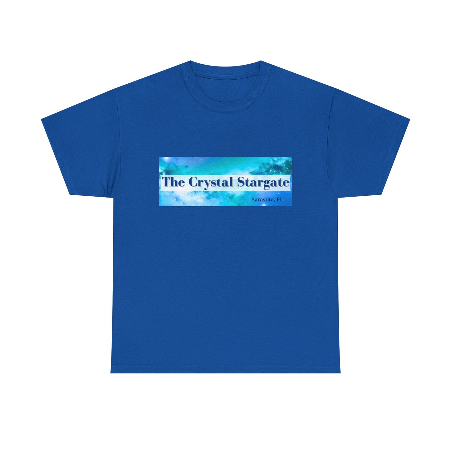 Crystal Stargate Universal Love Tee | Cosmic Vibes Shirt for Spiritual Seekers, Meditation Wear, Gift for Starseeds