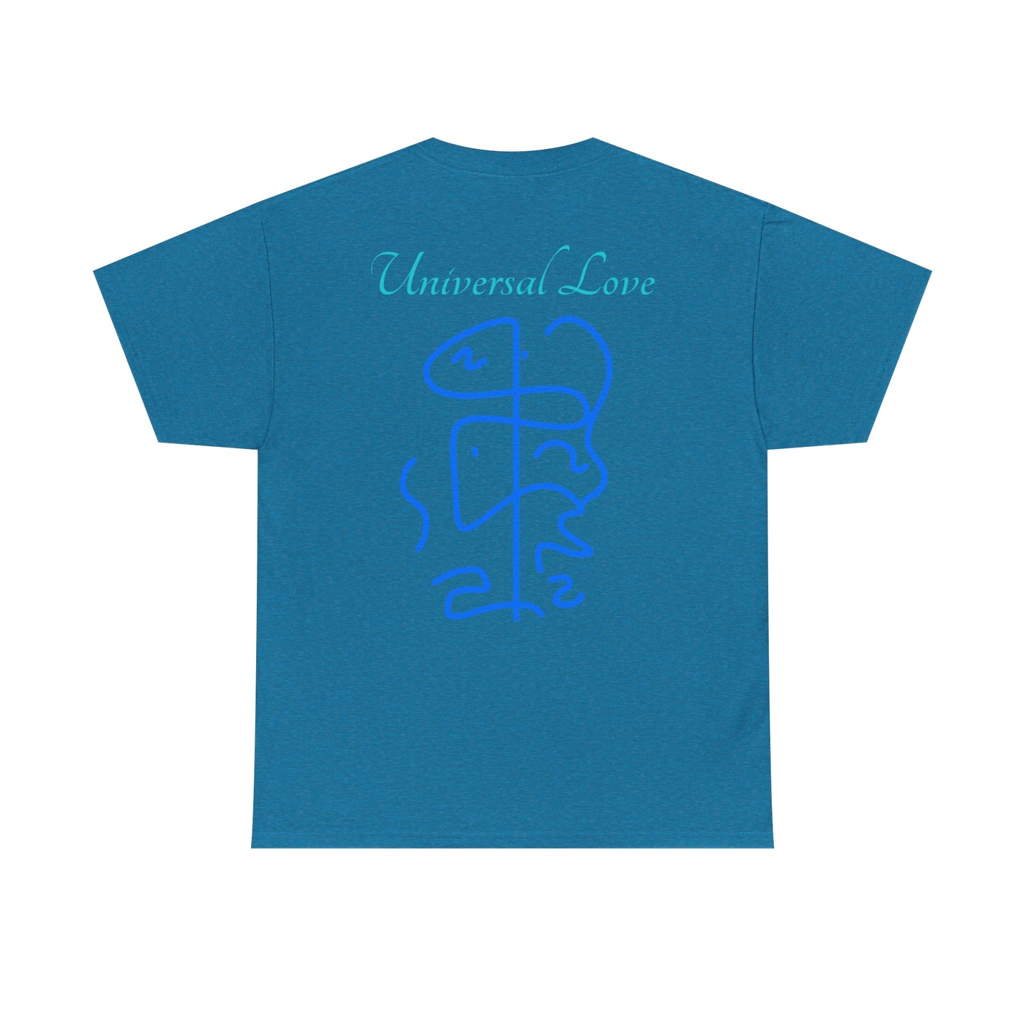 Crystal Stargate Universal Love Tee | Cosmic Vibes Shirt for Spiritual Seekers, Meditation Wear, Gift for Starseeds