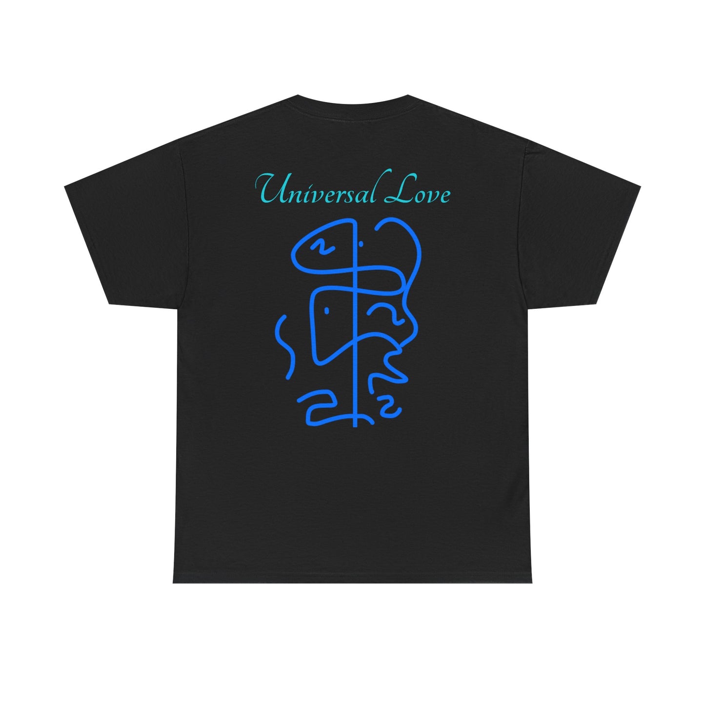 Crystal Stargate Universal Love Tee | Cosmic Vibes Shirt for Spiritual Seekers, Meditation Wear, Gift for Starseeds