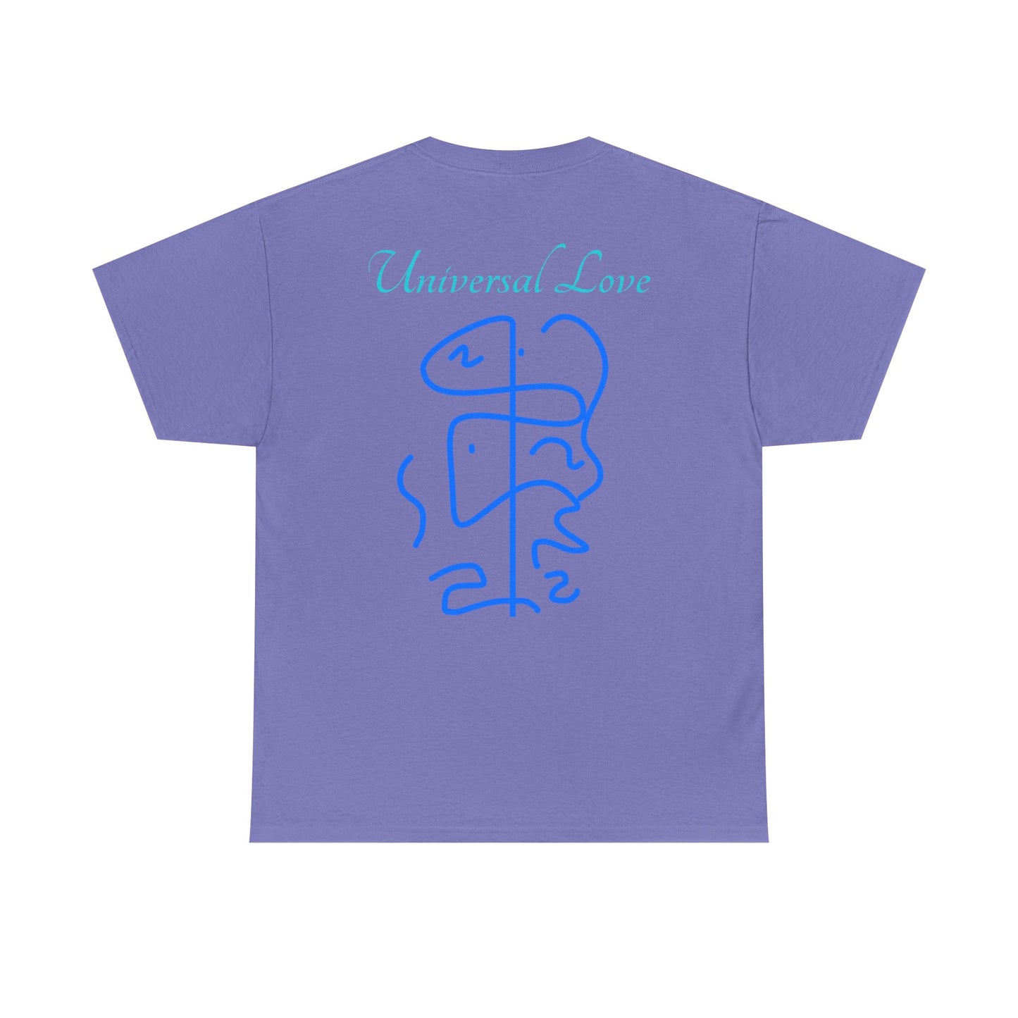 Crystal Stargate Universal Love Tee | Cosmic Vibes Shirt for Spiritual Seekers, Meditation Wear, Gift for Starseeds