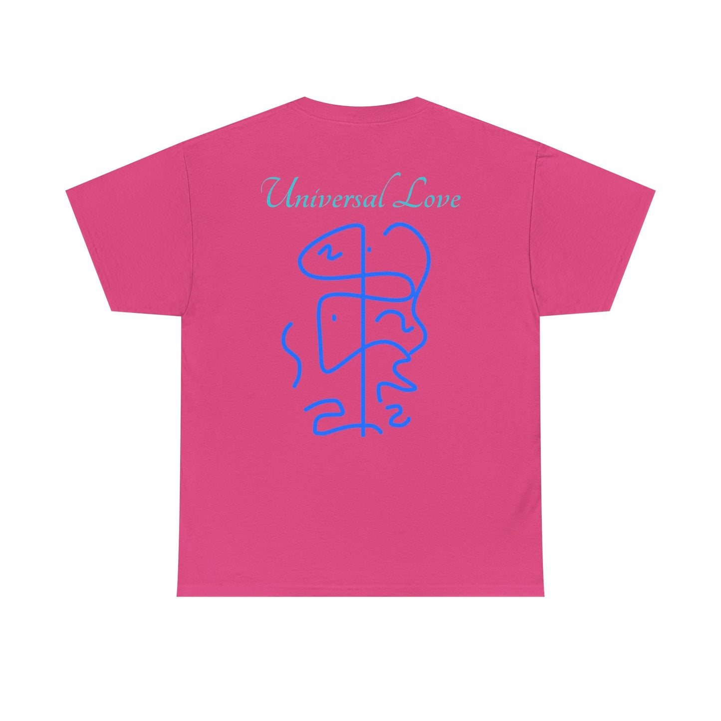 Crystal Stargate Universal Love Tee | Cosmic Vibes Shirt for Spiritual Seekers, Meditation Wear, Gift for Starseeds