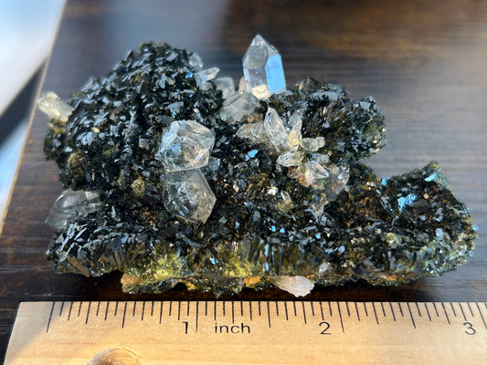 Epidote "Fairy Forest Quartz" Medium