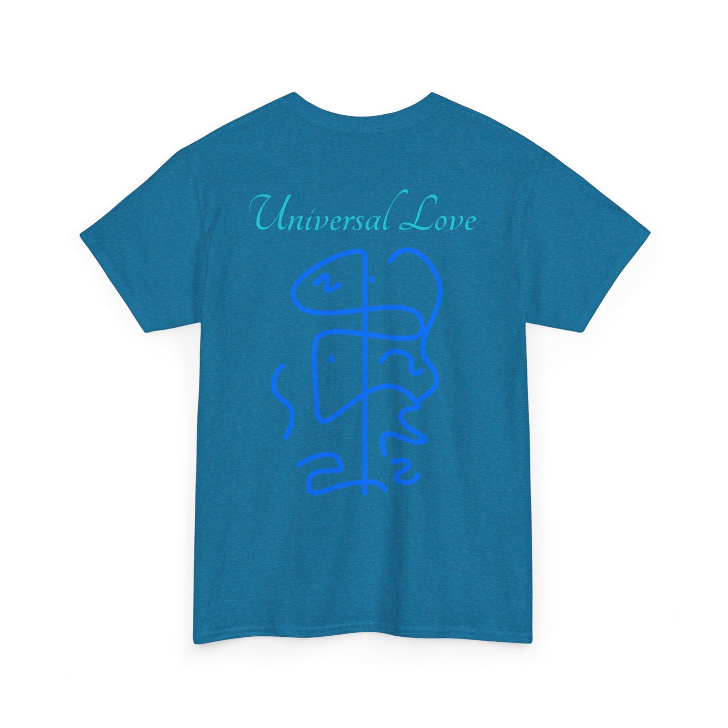 Crystal Stargate Universal Love Tee | Cosmic Vibes Shirt for Spiritual Seekers, Meditation Wear, Gift for Starseeds
