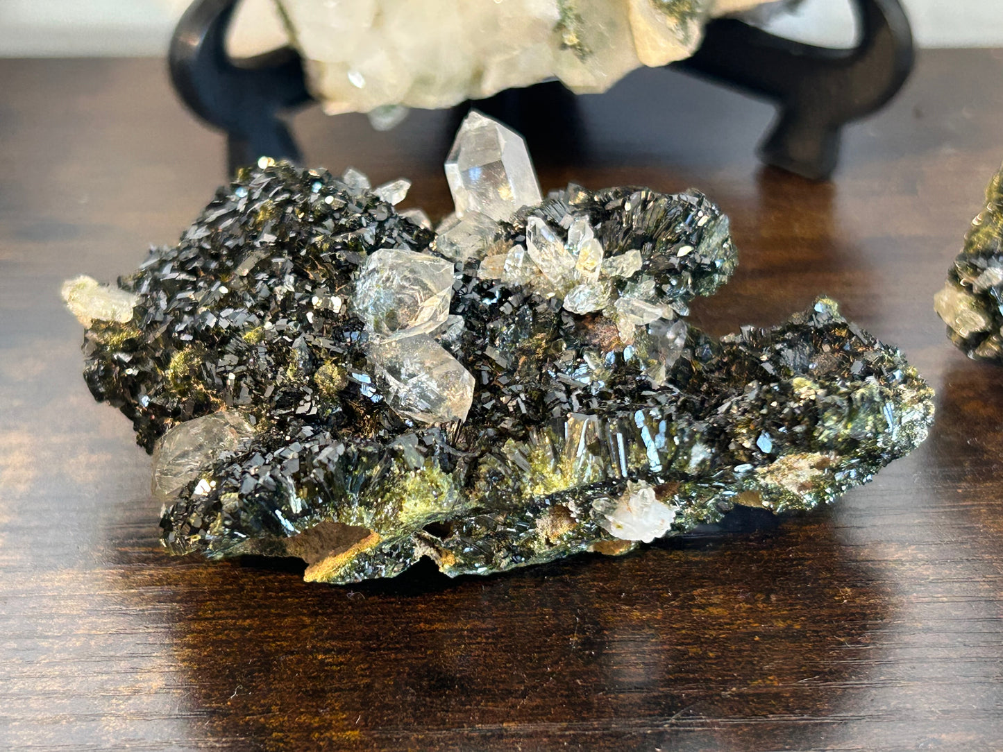 Epidote "Fairy Forest Quartz" Medium