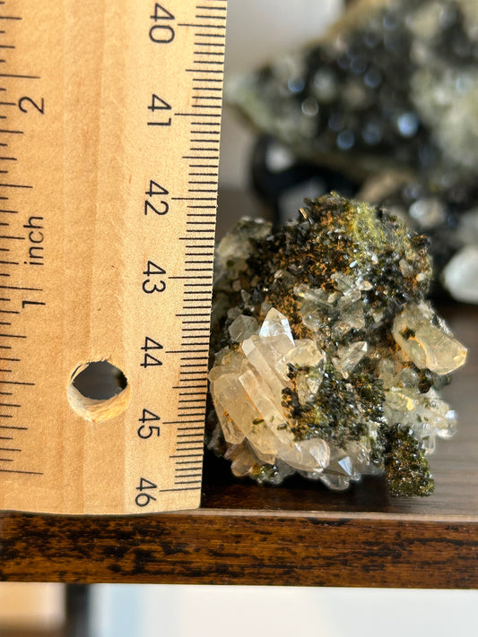 Epidote "Fairy Forest Quartz" Small