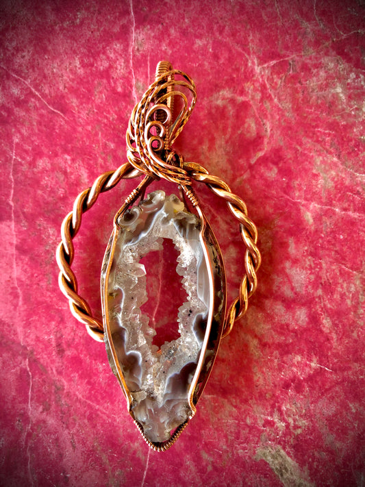 Agate Quartz in Tensor Ring
