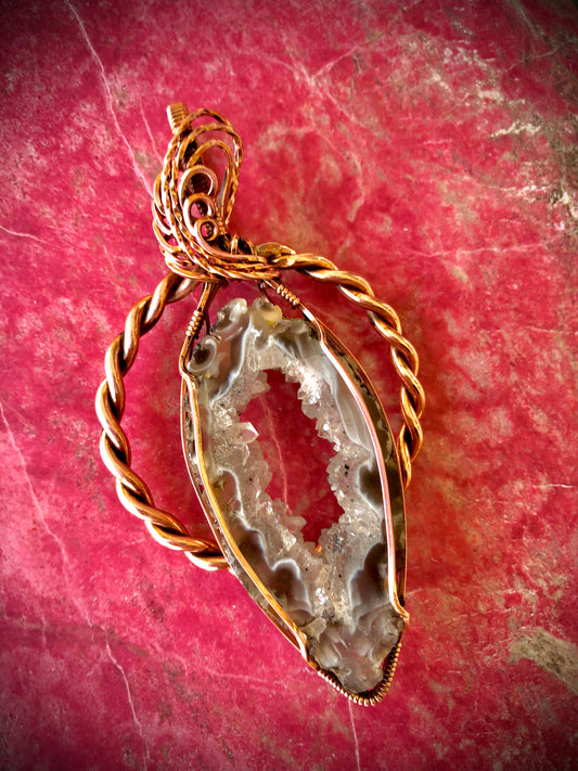 Agate Quartz in Tensor Ring
